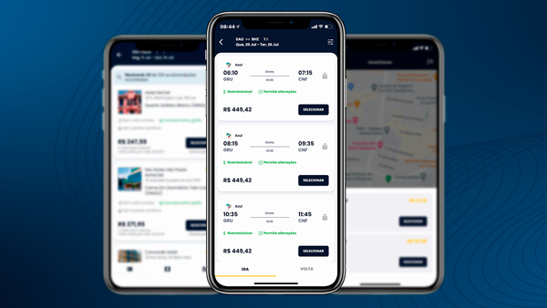 tela aplicativo paytrack travel